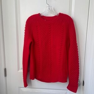 Chinti & Parker Poppy Red Wool Sweater